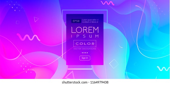 Abstract Fluid creative templates, cards, color covers set. Geometric design, liquids, shapes. Trendy vector collection. Pastel and neon design, geometric fluid graphic shape, vector background.