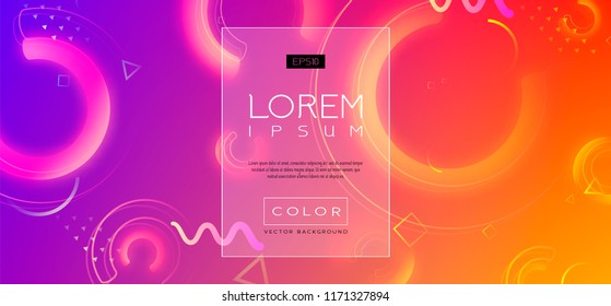 Abstract Fluid creative templates, cards, color covers set. Geometric design, liquids, shapes. Trendy vector collection. Pastel and neon design, geometric fluid graphic shape, vector background.