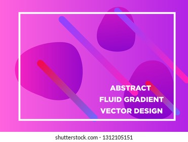 Abstract Fluid creative templates, cards, color covers set. Geometric design, liquids, shapes. Trendy vector collection. - Vector