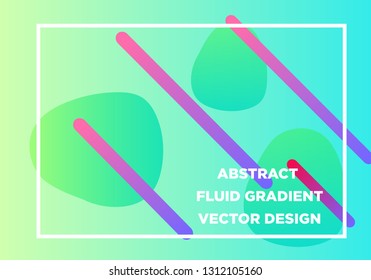 Abstract Fluid creative templates, cards, color covers set. Geometric design, liquids, shapes. Trendy vector collection. - Vector