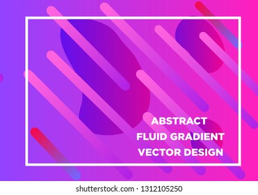 Abstract Fluid creative templates, cards, color covers set. Geometric design, liquids, shapes. Trendy vector collection. - Vector