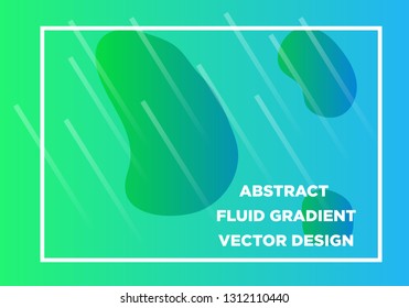 Abstract Fluid creative templates, cards, color covers set. Geometric design, liquids, shapes. Trendy vector collection. - Vector