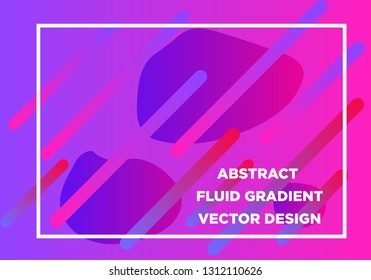 Abstract Fluid creative templates, cards, color covers set. Geometric design, liquids, shapes. Trendy vector collection. - Vector