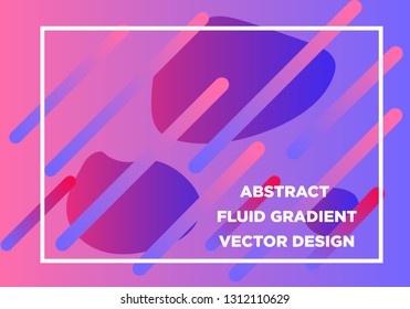 Abstract Fluid creative templates, cards, color covers set. Geometric design, liquids, shapes. Trendy vector collection. - Vector