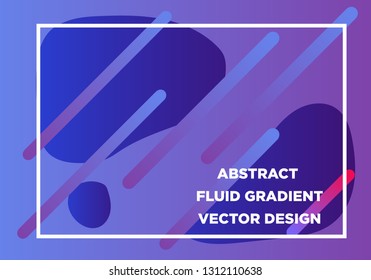 Abstract Fluid creative templates, cards, color covers set. Geometric design, liquids, shapes. Trendy vector collection. - Vector