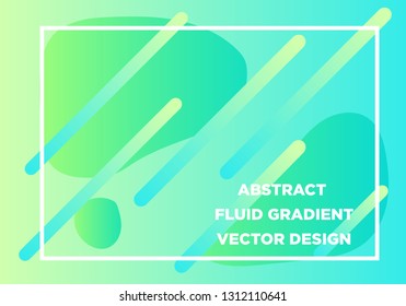 Abstract Fluid creative templates, cards, color covers set. Geometric design, liquids, shapes. Trendy vector collection. - Vector