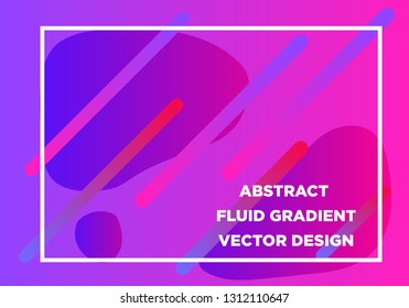 Abstract Fluid creative templates, cards, color covers set. Geometric design, liquids, shapes. Trendy vector collection. - Vector