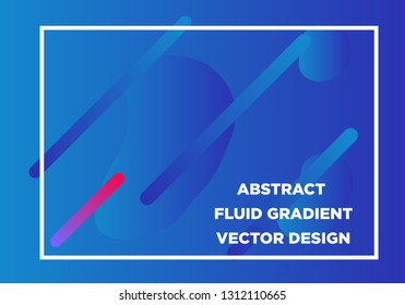 Abstract Fluid creative templates, cards, color covers set. Geometric design, liquids, shapes. Trendy vector collection. - Vector
