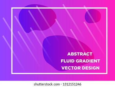 Abstract Fluid creative templates, cards, color covers set. Geometric design, liquids, shapes. Trendy vector collection. - Vector