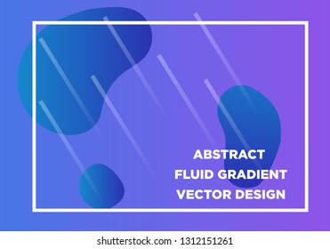 Abstract Fluid creative templates, cards, color covers set. Geometric design, liquids, shapes. Trendy vector collection. - Vector