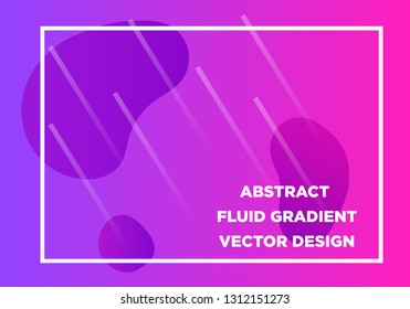 Abstract Fluid creative templates, cards, color covers set. Geometric design, liquids, shapes. Trendy vector collection. - Vector