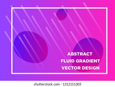 Abstract Fluid creative templates, cards, color covers set. Geometric design, liquids, shapes. Trendy vector collection. - Vector