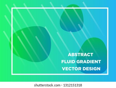 Abstract Fluid creative templates, cards, color covers set. Geometric design, liquids, shapes. Trendy vector collection. - Vector