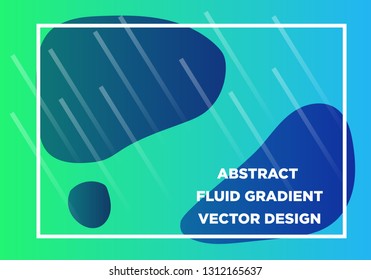 Abstract Fluid creative templates, cards, color covers set. Geometric design, liquids, shapes. Trendy vector collection. - Vector