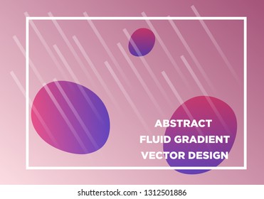 Abstract Fluid creative templates, cards, color covers set. Geometric design, liquids, shapes. Trendy vector collection. - Vector