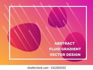 Abstract Fluid creative templates, cards, color covers set. Geometric design, liquids, shapes. Trendy vector collection. - Vector