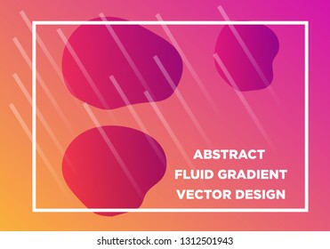 Abstract Fluid creative templates, cards, color covers set. Geometric design, liquids, shapes. Trendy vector collection. - Vector