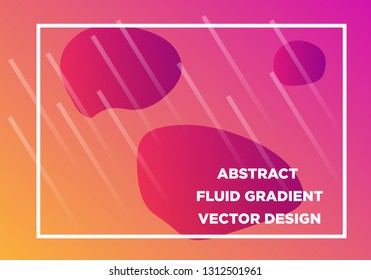 Abstract Fluid creative templates, cards, color covers set. Geometric design, liquids, shapes. Trendy vector collection. - Vector