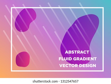 Abstract Fluid creative templates, cards, color covers set. Geometric design, liquids, shapes. Trendy vector collection. - Vector
