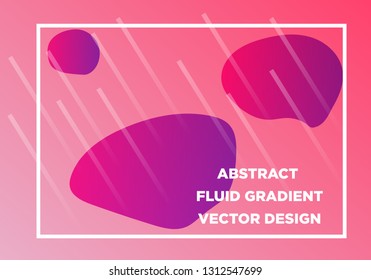 Abstract Fluid creative templates, cards, color covers set. Geometric design, liquids, shapes. Trendy vector collection. - Vector