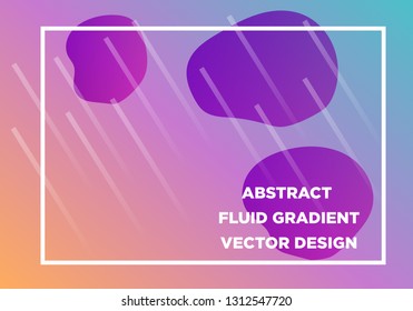 Abstract Fluid creative templates, cards, color covers set. Geometric design, liquids, shapes. Trendy vector collection. - Vector