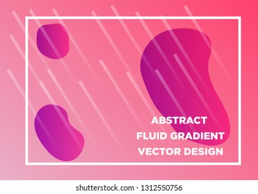 Abstract Fluid creative templates, cards, color covers set. Geometric design, liquids, shapes. Trendy vector collection. - Vector