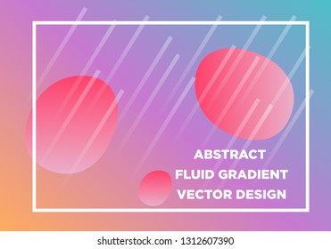 Abstract Fluid creative templates, cards, color covers set. Geometric design, liquids, shapes. Trendy vector collection. - Vector