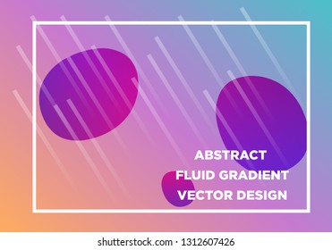Abstract Fluid creative templates, cards, color covers set. Geometric design, liquids, shapes. Trendy vector collection. - Vector