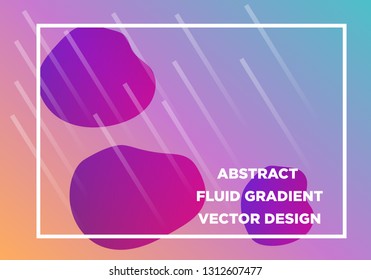 Abstract Fluid creative templates, cards, color covers set. Geometric design, liquids, shapes. Trendy vector collection. - Vector