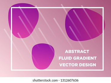 Abstract Fluid creative templates, cards, color covers set. Geometric design, liquids, shapes. Trendy vector collection. - Vector