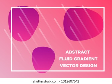 Abstract Fluid creative templates, cards, color covers set. Geometric design, liquids, shapes. Trendy vector collection. - Vector