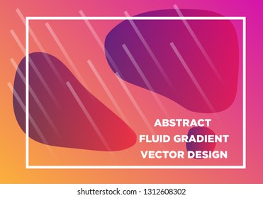 Abstract Fluid creative templates, cards, color covers set. Geometric design, liquids, shapes. Trendy vector collection. - Vector