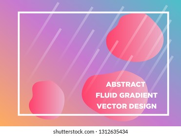 Abstract Fluid creative templates, cards, color covers set. Geometric design, liquids, shapes. Trendy vector collection. - Vector