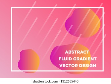 Abstract Fluid creative templates, cards, color covers set. Geometric design, liquids, shapes. Trendy vector collection. - Vector