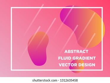 Abstract Fluid creative templates, cards, color covers set. Geometric design, liquids, shapes. Trendy vector collection. - Vector