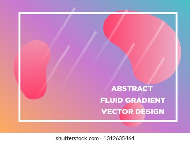 Abstract Fluid creative templates, cards, color covers set. Geometric design, liquids, shapes. Trendy vector collection. - Vector