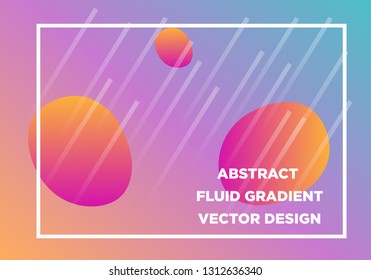 Abstract Fluid creative templates, cards, color covers set. Geometric design, liquids, shapes. Trendy vector collection. - Vector