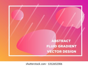 Abstract Fluid creative templates, cards, color covers set. Geometric design, liquids, shapes. Trendy vector collection. - Vector