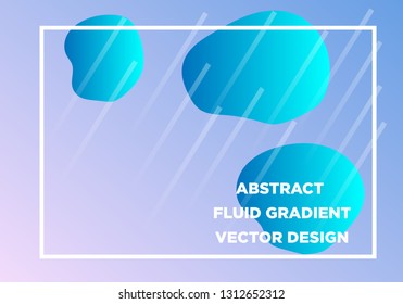 Abstract Fluid creative templates, cards, color covers set. Geometric design, liquids, shapes. Trendy vector collection. - Vector