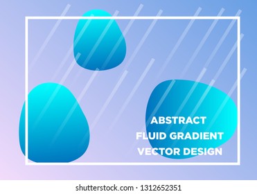 Abstract Fluid creative templates, cards, color covers set. Geometric design, liquids, shapes. Trendy vector collection. - Vector