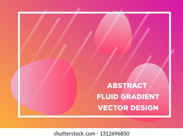 Abstract Fluid creative templates, cards, color covers set. Geometric design, liquids, shapes. Trendy vector collection. - Vector