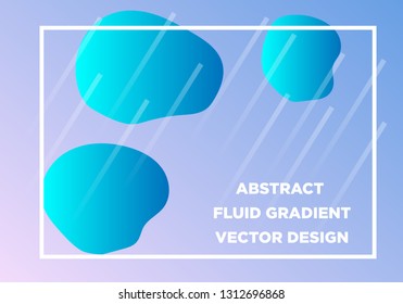 Abstract Fluid creative templates, cards, color covers set. Geometric design, liquids, shapes. Trendy vector collection. - Vector