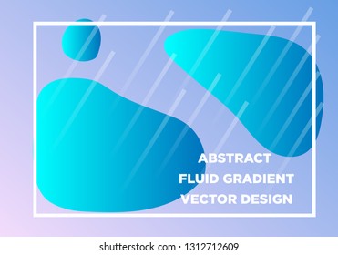 Abstract Fluid creative templates, cards, color covers set. Geometric design, liquids, shapes. Trendy vector collection. - Vector