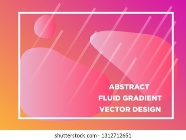 Abstract Fluid creative templates, cards, color covers set. Geometric design, liquids, shapes. Trendy vector collection. - Vector