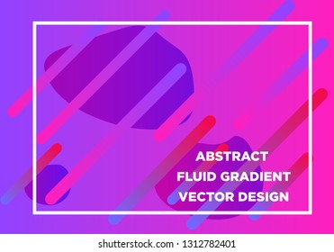 Abstract Fluid creative templates, cards, color covers set. Geometric design, liquids, shapes. Trendy vector collection. - Vector