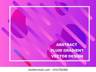 Abstract Fluid creative templates, cards, color covers set. Geometric design, liquids, shapes. Trendy vector collection. - Vector