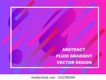 Abstract Fluid creative templates, cards, color covers set. Geometric design, liquids, shapes. Trendy vector collection. - Vector