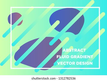 Abstract Fluid creative templates, cards, color covers set. Geometric design, liquids, shapes. Trendy vector collection. - Vector