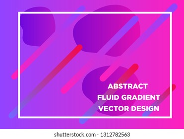 Abstract Fluid creative templates, cards, color covers set. Geometric design, liquids, shapes. Trendy vector collection. - Vector