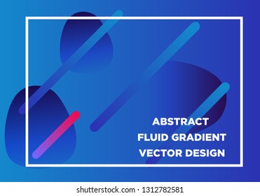 Abstract Fluid creative templates, cards, color covers set. Geometric design, liquids, shapes. Trendy vector collection. - Vector